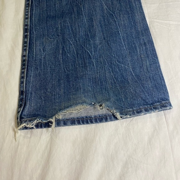 Buffalo Men’s blue denim mid rise zip up jeans 36x34” western rock cowboy - Picture 7 of 12